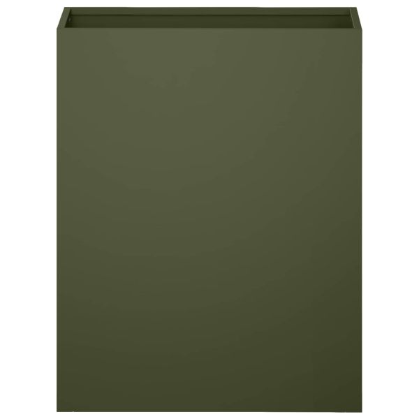 Градинска саксия Маслиненозелено 40 x 20 x 50 см