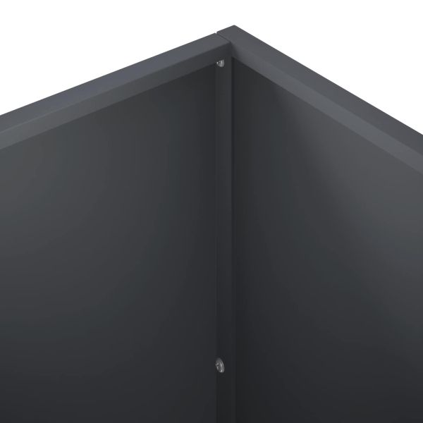 Градинска саксия Антрацит 40 x 40 x 75 cm