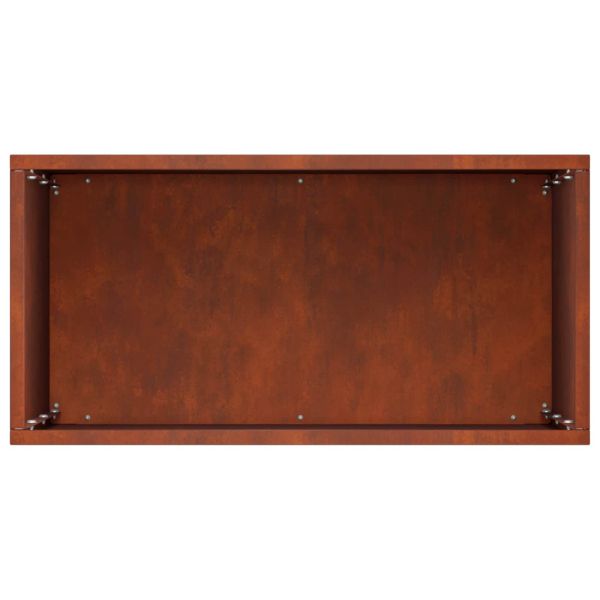 Градинска саксия Ръждясало 40 x 20 x 40 см Кортенова стомана