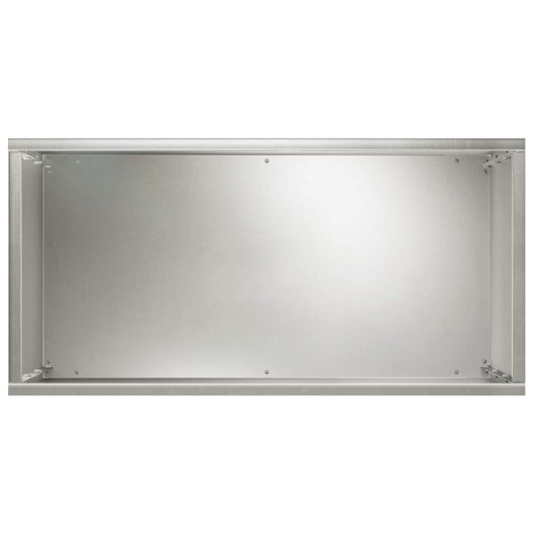Градинска саксия 2 бр. Сребристо 40 x 20 x 50 см