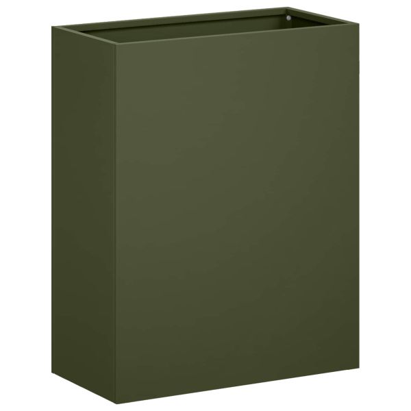Градинска саксия Маслиненозелено 40 x 20 x 40 см