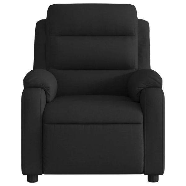 Масажен наклоняем стол, черен, текстил