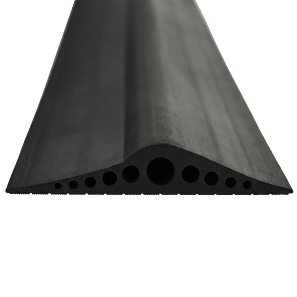 Уплътнение за Гаражна Под Черно 155 x 28 мм 5,5 м EPDM гума