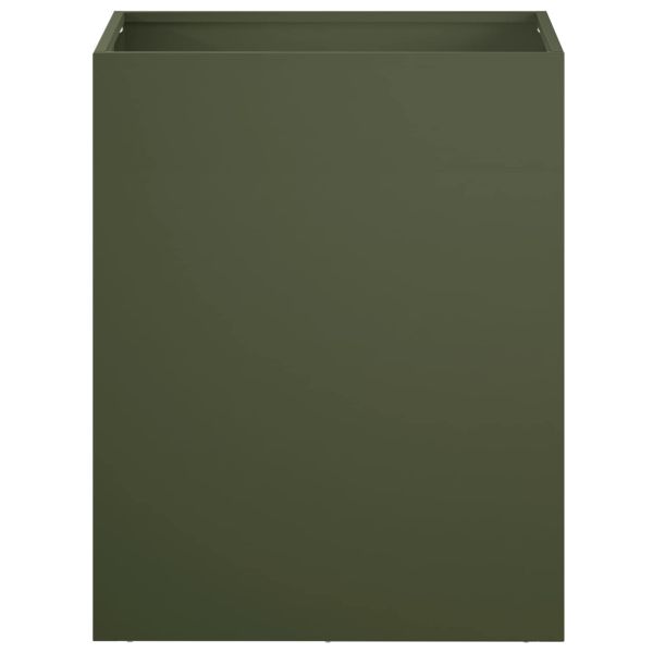 Градинска саксия Маслиненозелено 40 x 30 x 40 см