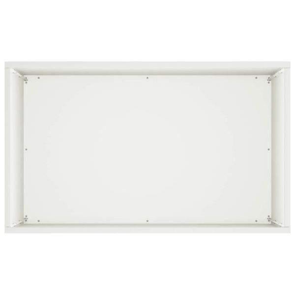 Градинска саксия 2 бр. Бяло 50 x 40 x 75 см