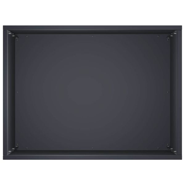 Градинска саксия 2 бр. Антрацит 40 x 30 x 40 см