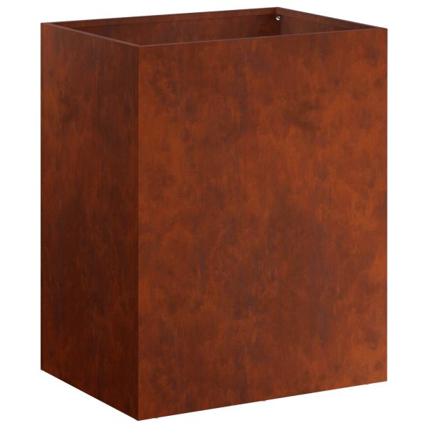 Градинска саксия Ръждясало 40 x 30 x 40 см Кортенова стомана