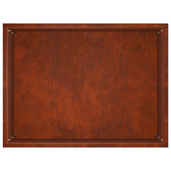 Градинска саксия Ръждясало 40 x 30 x 40 см Кортенова стомана