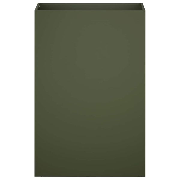 Градинска саксия Маслиненозелено 50 x 40 x 75 см