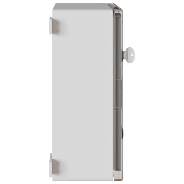 Контролен шкаф Сив 37 x 19,5 x 40 см ABS пластмаса