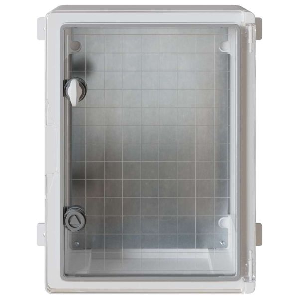 Контролен шкаф Сив 37 x 19,5 x 40 см ABS пластмаса