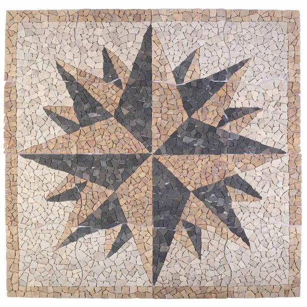 Мозайка с Ветровит Дизайн Многоцветен 120 x 120 cm Мрамор