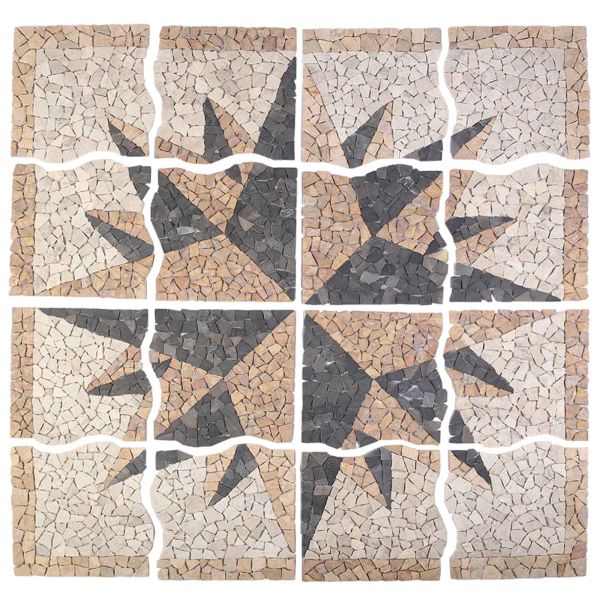 Мозайка с Ветровит Дизайн Многоцветен 120 x 120 cm Мрамор