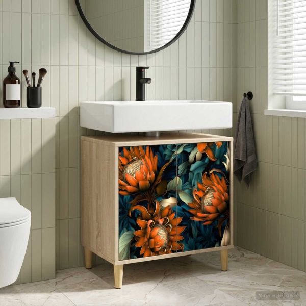 Шкаф за баня LOCHEM Сонома 60 x 40 x 60 см Инженерна дървесина