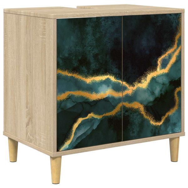 Шкаф за баня WIJHE Сонома 60 x 40 x 60 см Инженерна дървесина
