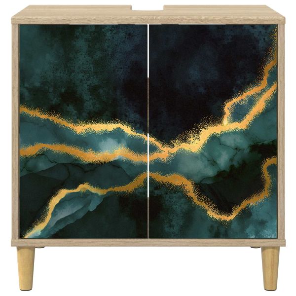 Шкаф за баня WIJHE Сонома 60 x 40 x 60 см Инженерна дървесина