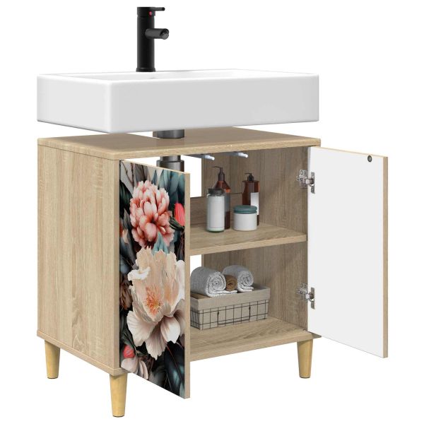 Шкаф за баня BORNE Сонома 60 x 40 x 60 см Инженерна дървесина