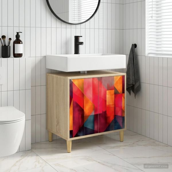 Шкаф за баня HEESCH Сонома 60 x 40 x 60 см Инженерна дървесина