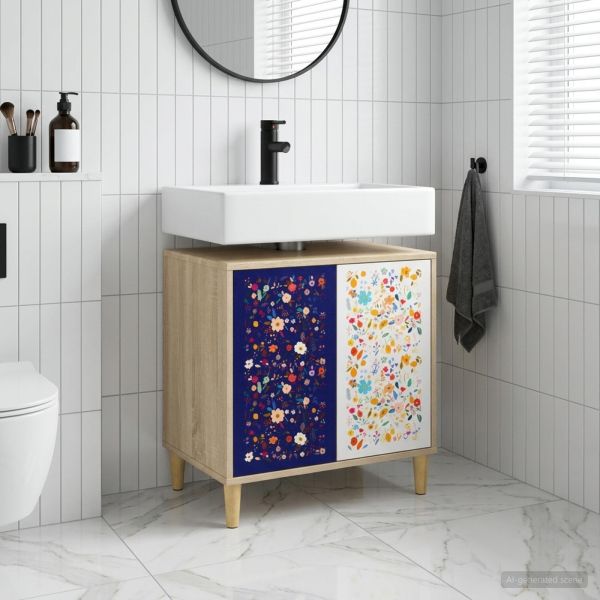 Шкаф за баня MAINZ Сонома 60 x 40 x 60 см Инженерна дървесина