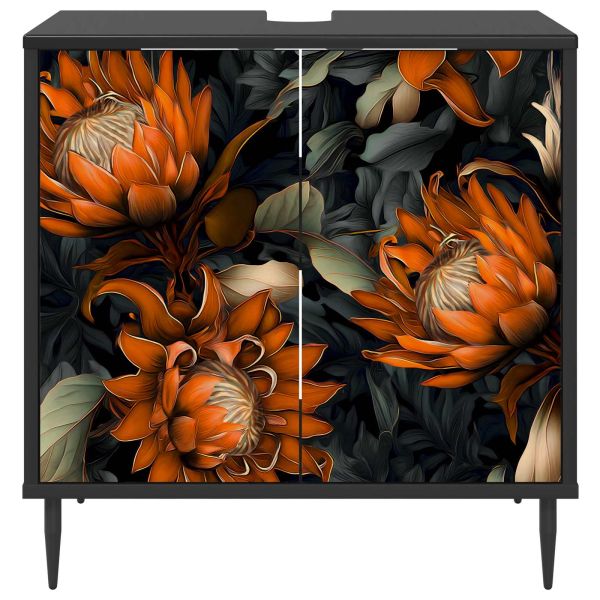 Шкаф за баня LOCHEM Черен дъб 60 x 40 x 61 см