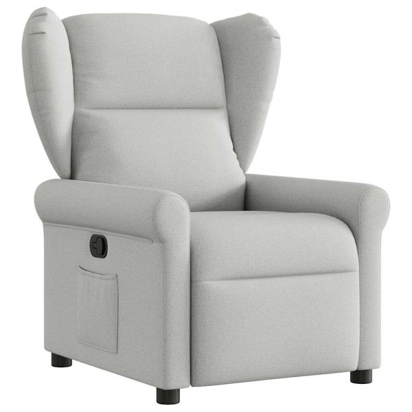 Recliner Chair Cloud Grey Fabric