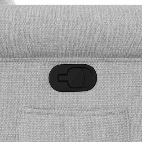 Recliner Chair Cloud Grey Fabric