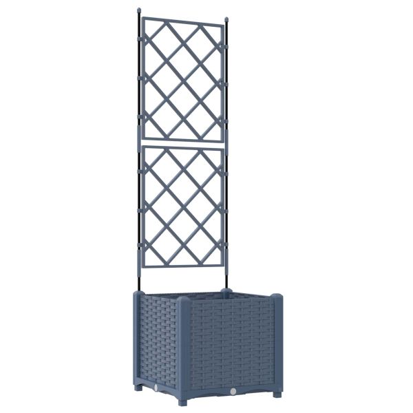 Градинска саксия Сиво 40 x 40 x 143 см ПП