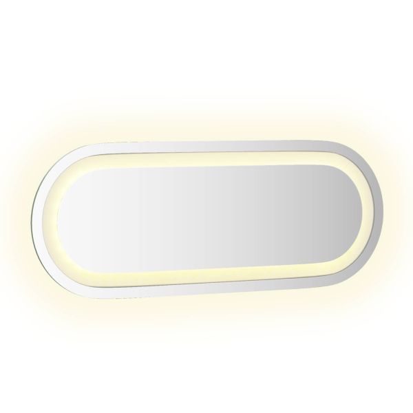 LED огледало за баня Прозрачен 40 x 15 cm закалено стъкло