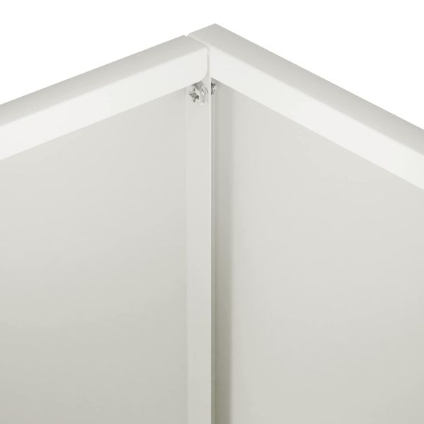 Градинска саксия 2 бр. Бяло 40 x 30 x 30 см