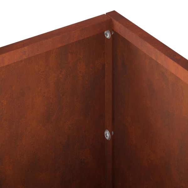 Градинска саксия Ръждясало 40 x 20 x 20 см Кортенова стомана