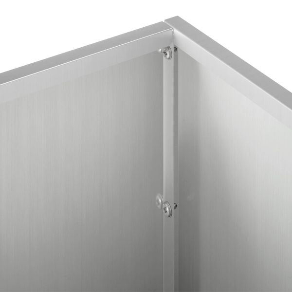 Градинска саксия Сребристо 80 x 20 x 20 см Поцинкована стомана