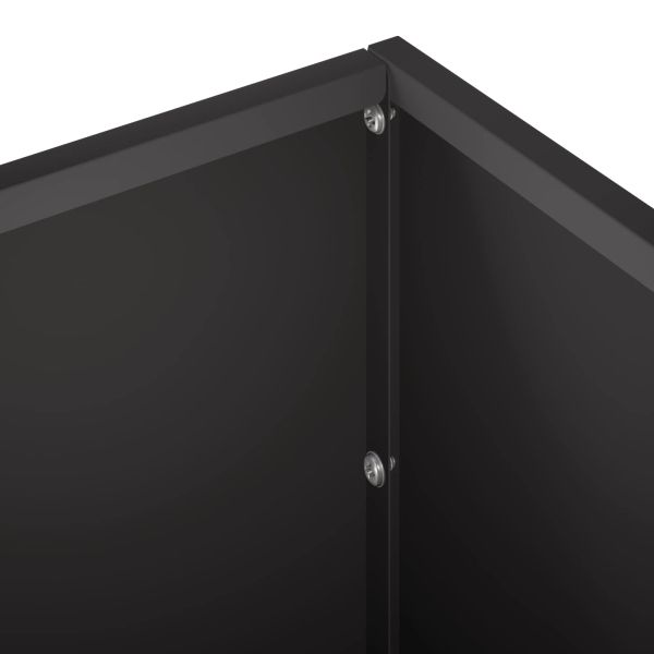 Градинска саксия Черно 40 x 20 x 20 см
