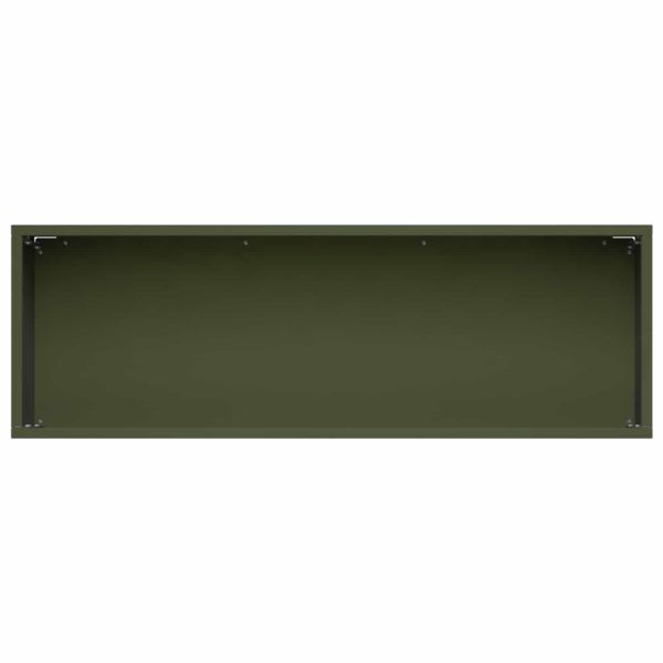 Градинска саксия 2 бр. Маслиненозелено 60 x 20 x 20 см
