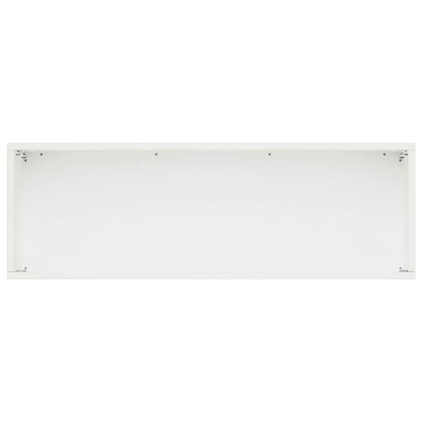 Градинска саксия 2 бр. Бяло 40 x 20 x 20 см