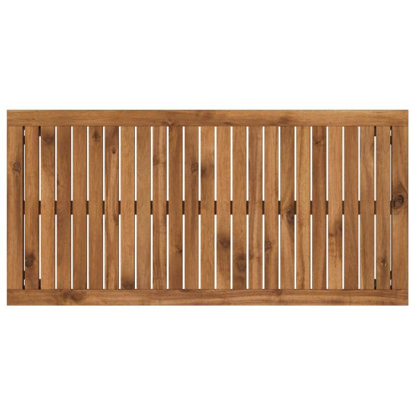 Масичка за кафе Естествено и черно 50 x 100,5 x 45 см