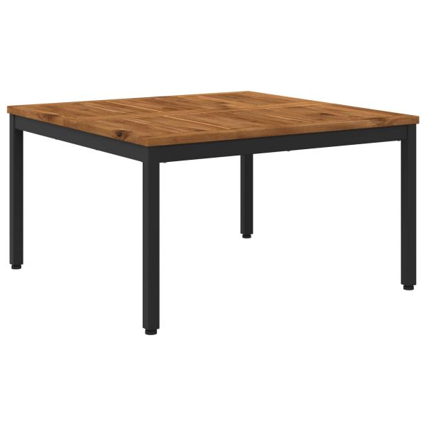 Масичка за кафе Естествено и черно 80 x 80,5 x 45 см