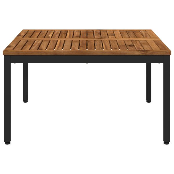 Масичка за кафе Естествено и черно 80 x 80,5 x 45 см