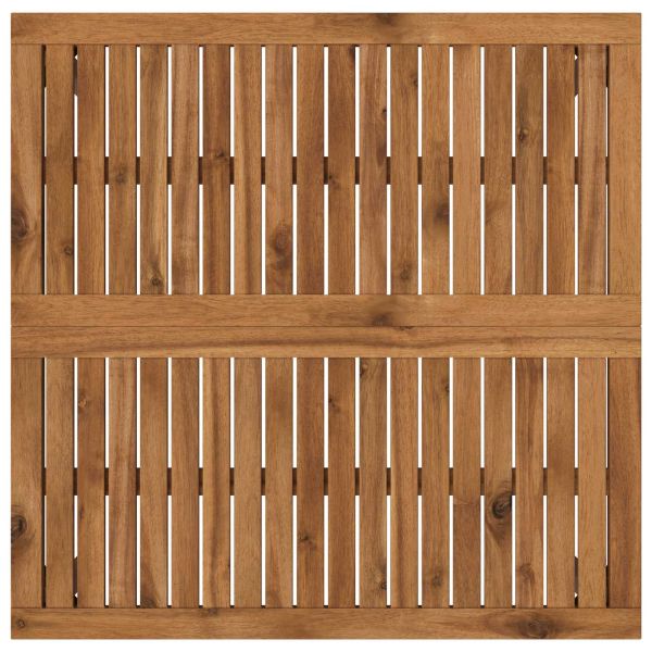 Масичка за кафе Естествено и кафяво 80 x 80,5 x 45 см