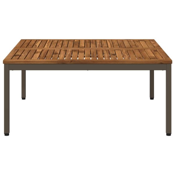 Масичка за кафе Естествено и кафяво 100 x 100,5 x 45 см