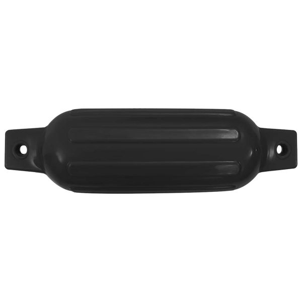 Броня за лодка 4 бр черна Ø 11x40 см PVC