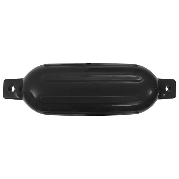 Броня за лодка, 4 бр, черна, Ø 16x58 см, PVC