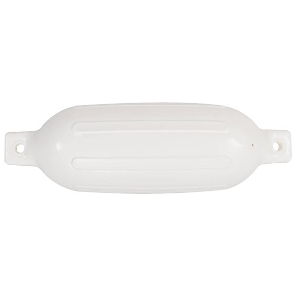 Броня за лодка 4 бр бяла Ø 16x58 см PVC