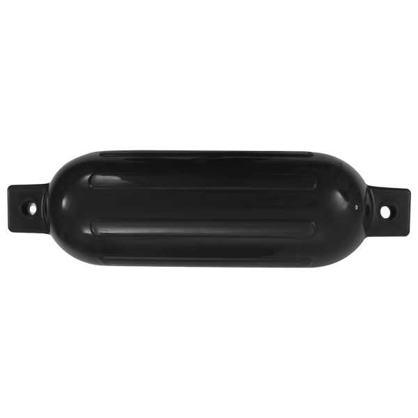 Броня за лодка 4 бр черна Ø 14x50 см PVC