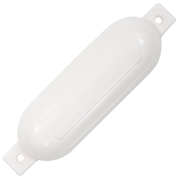Броня за лодка 4 бр бяла Ø 14x50 см PVC