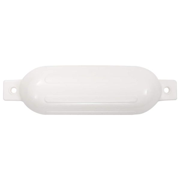 Броня за лодка 4 бр бяла Ø 14x50 см PVC