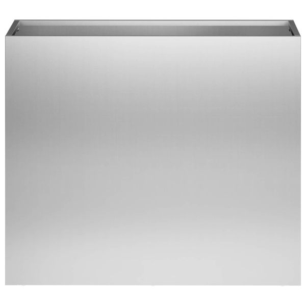 Градинска саксия Сребристо 50 x 20 x 40 см Поцинкована стомана