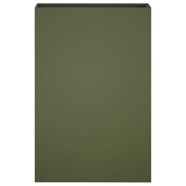 Градинска саксия Маслиненозелено 40 x 20 x 75 см