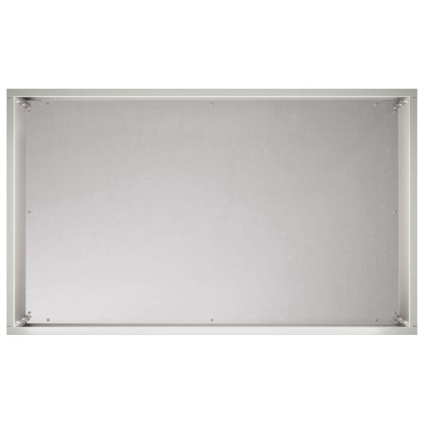 Градинска саксия 2 бр. Сребристо 50 x 30 x 40 см
