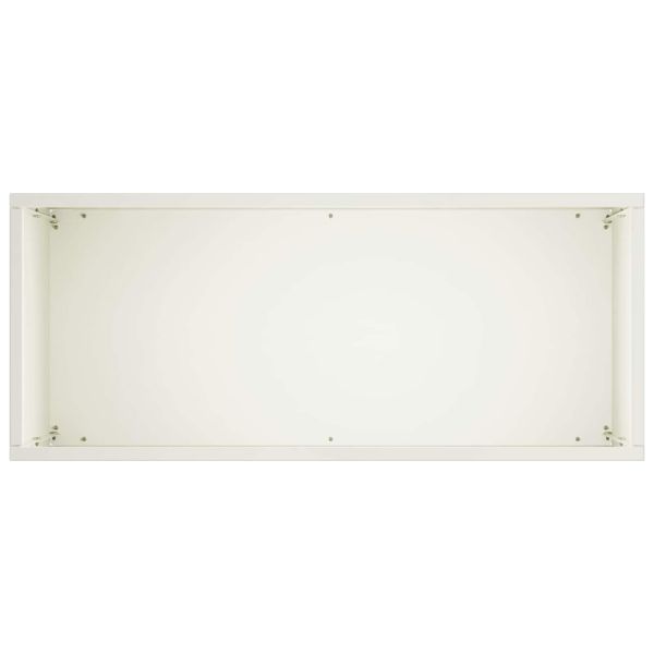 Градинска саксия 2 бр. Бяло 50 x 20 x 40 см