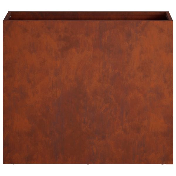 Градинска саксия 2 бр. Ръждясало 50 x 20 x 40 см